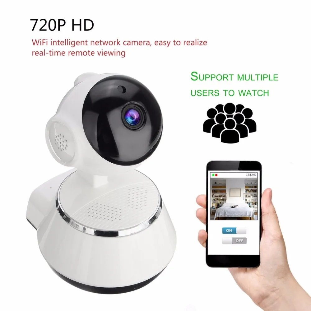 Домашняя ip-камера безопасности Беспроводная смарт-камера с Wi-Fi аудио запись наблюдения детский монитор HD мини CCTV камера 720p