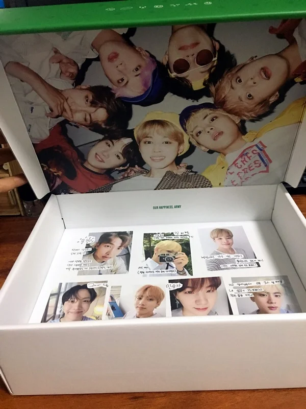 Подписанный Bangtan мальчиков с автографом календарь сезонное приветствие полный набор DVD официальный