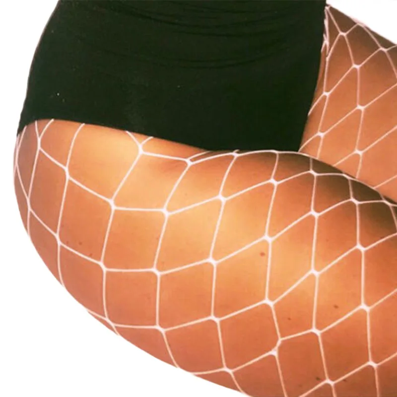 Большой ажурные дышащий эластичный высокой Чулки для женщин Колготки