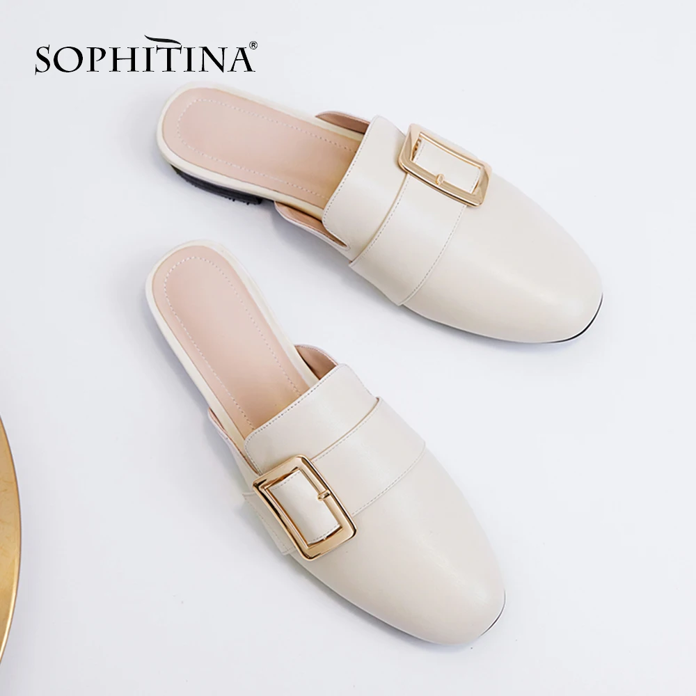 SOPHITINA/Удобные женские сабо высокого качества выполнены из натуральной