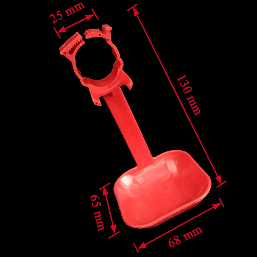 10 шт. подвесная чашка для курицы чашки захвата трубок диаметр трубки 25 мм поилки