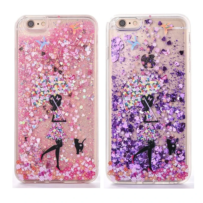 Для IPhone 7 Случай Прозрачный Жесткий PC Back + Мягкие TPU Сторона динамически