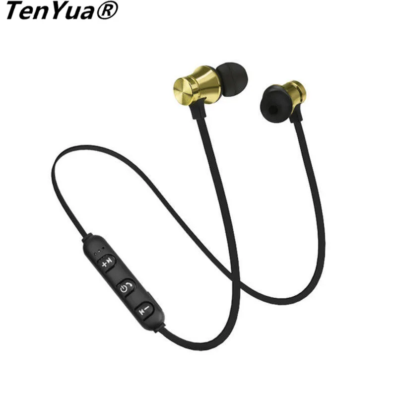 Магнитные музыкальные bluetooth наушники TenYua XT11 с шейным ободом Спортивная