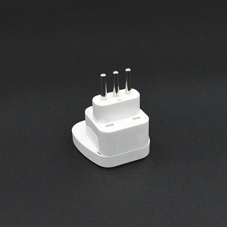 2PCS Portable White 250V 10A Italy Standard conversion plug with security door travel study converter power outlet | Электроника