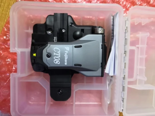 Новейшая комплект батарей Fujikura btr-09 CT50 CT-50High прецизионный Кливер оптического волокна с одним действием С 60000 волоконным лезвием