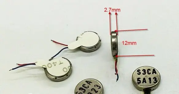 (1000 шт./лот) модель 1227 напряжение 3 в монет Вибрация Микро Мотор плоский игрушечный