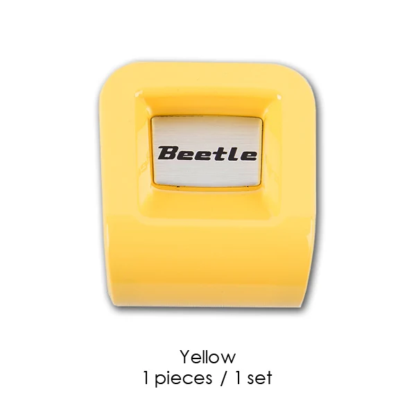 Yellow Подходит для Valkswagen new Beetle 2013, для подарка, для стайлинга автомобилей, для прошивки отверстий в колесах, наполнителя, отделка, литье, крышка, наклейка, зажим - Название цвета: Yellow