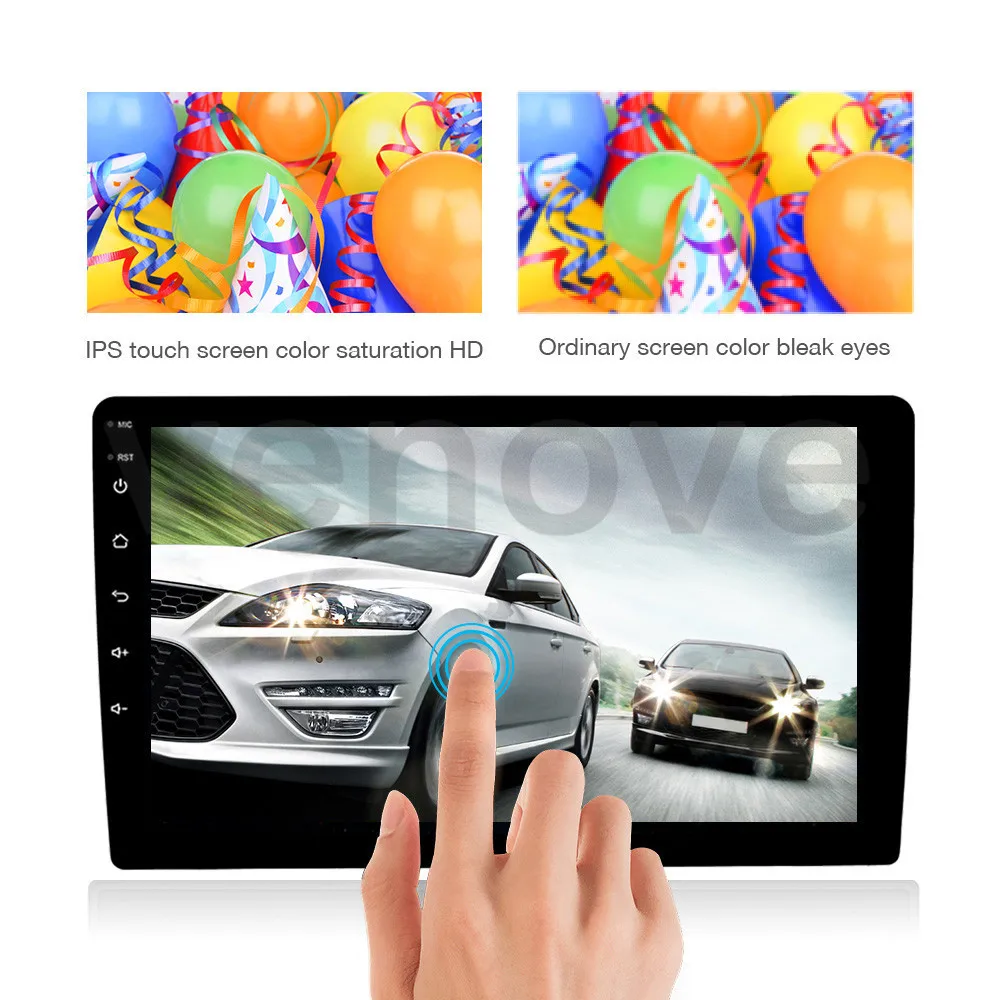 10 1 'ƈ DIN Android автомобильный Стерео Авторадио GPS навигация Универсальный 2.5D