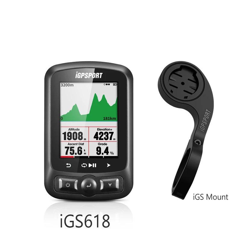 I, gps порт, iGS618, gps, велосипедный компьютер, дорожный MTA, велосипедный тренировочный измеритель скорости, ANT+, поддерживает частоту вращения/скорость/пульсометр