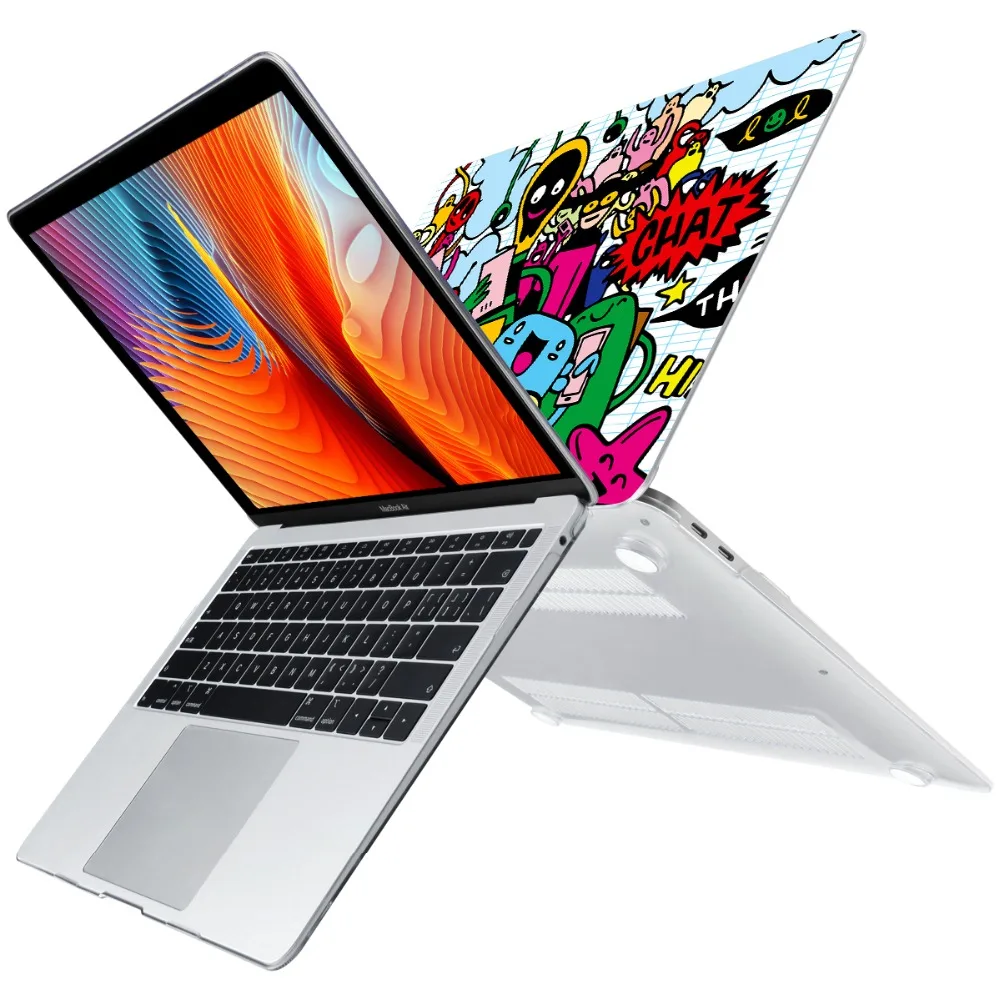 Чехол для ноутбука MacBook Pro Retina 12 13 15 Air 11 3 дюйма 2020 с уникальным принтом Жесткий