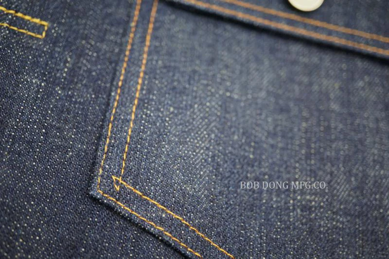 BOB DONG Repro Винтаж 507XX Тип 2 джинсовая куртка водителя грузовика Selvage мужская куртка