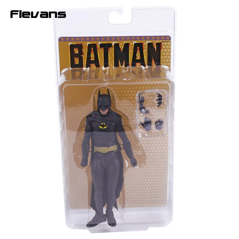 NECA 1989 Брюс Уэйн Майкл Кейтон 25 я годовщина ПВХ экшн фигурка Коллекционная модель