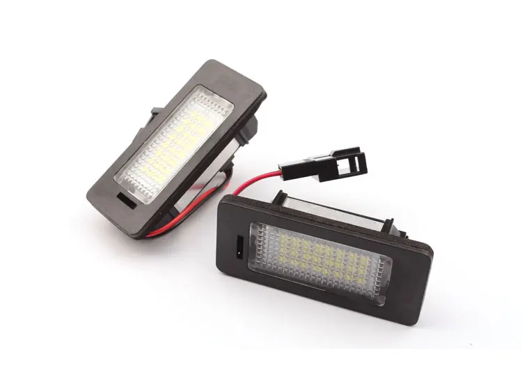 Одна пара светодиодных ламп canbus 18 SMD высокой мощности для номерного знака Audi A1 A5 A6