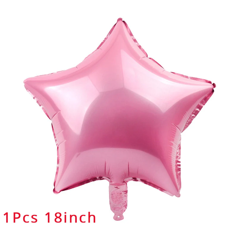 1pc star pink Вечерние шары из альпаки и ламы, набор шариков из ламы и кактуса, фольгированные шары для детей, украшения для дня рождения, воздушные шары - Цвет: 1pc star pink