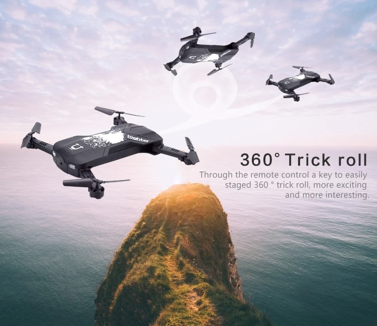 Мини Drone ELFIE Wi Fi FPV Quadcopter Складная селфи Дрон RC Дроны с Камера HD VS E56 H31 H37 для Дрон|drones