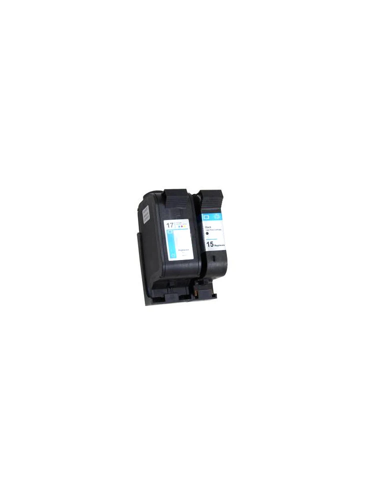 2x совместимый с чернильным картриджем hp15 17 hp17 для 15 DeskJet 840 842 843 845c 840c 2110 7550 3325 5550|ink