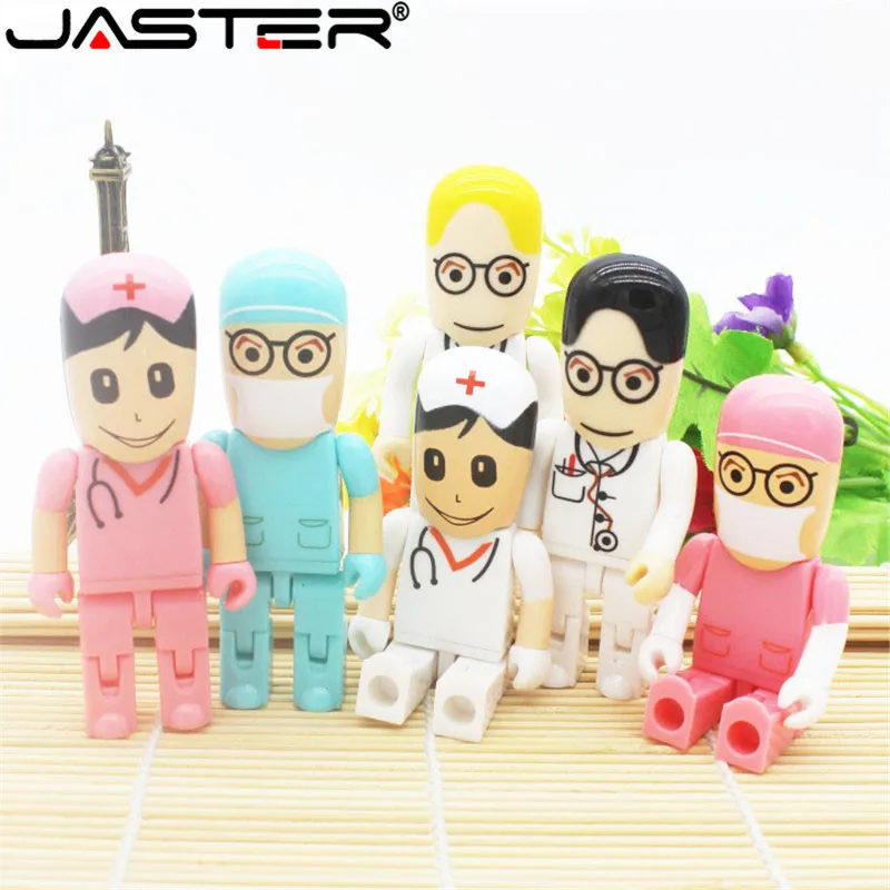 USB флэш накопитель JASTER мультяшный для стоматологов мини врачей 4 ГБ 16 32 64 u диск