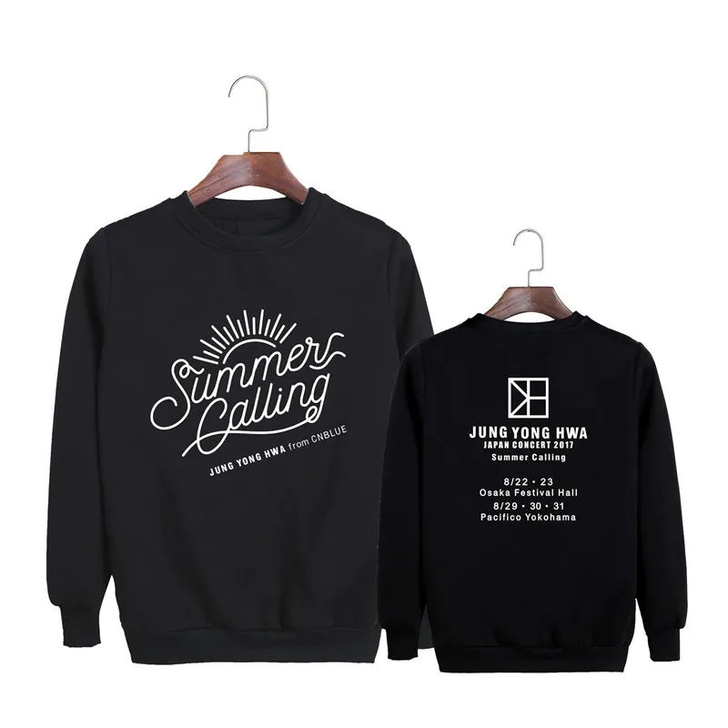 Хлопковая толстовка с капюшоном KPOP CNBLUE C.N.BLUE Jung Yong Hwa Album летняя хлопковая PT598|pullover