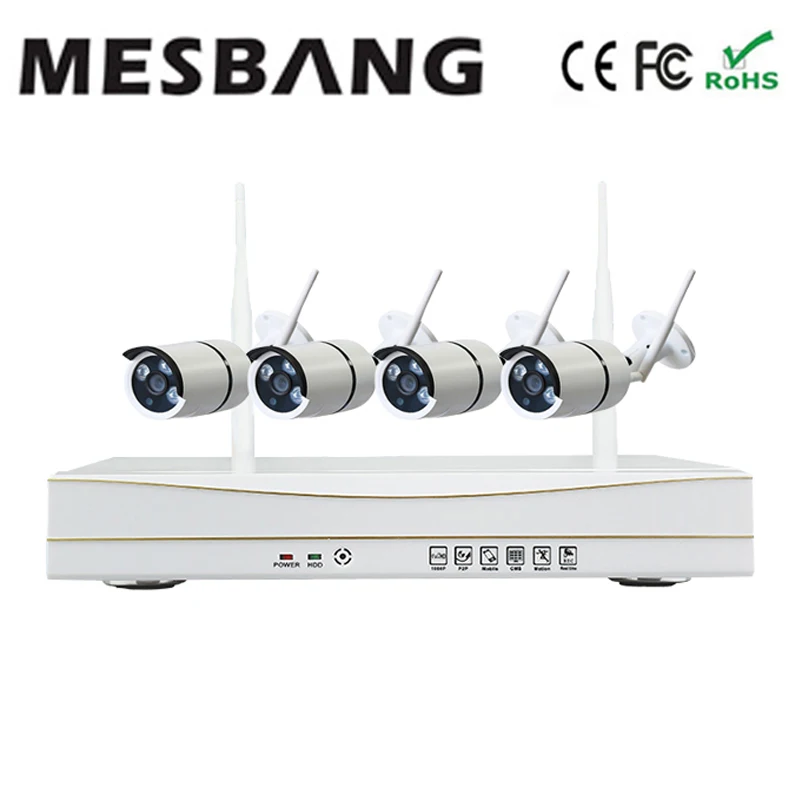 

Mesbang 960P 1.3MP plug and play no need cable too install wireless cctv camera system wifi delivery by DHL Fedex free shipping