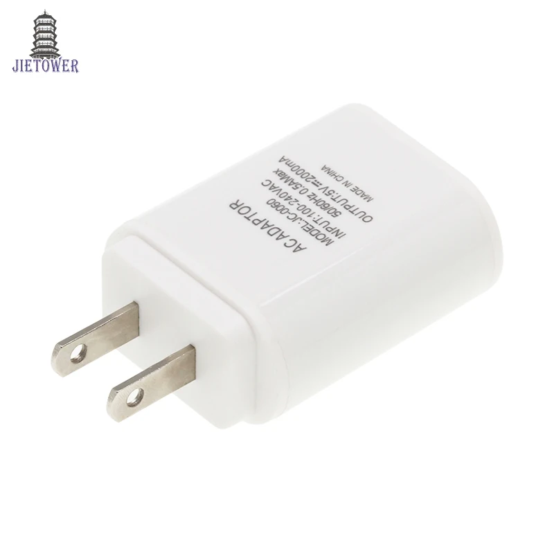 Высококачественный USB-адаптер для быстрой зарядки 5 В 2 а с вилкой ЕС/США адаптер