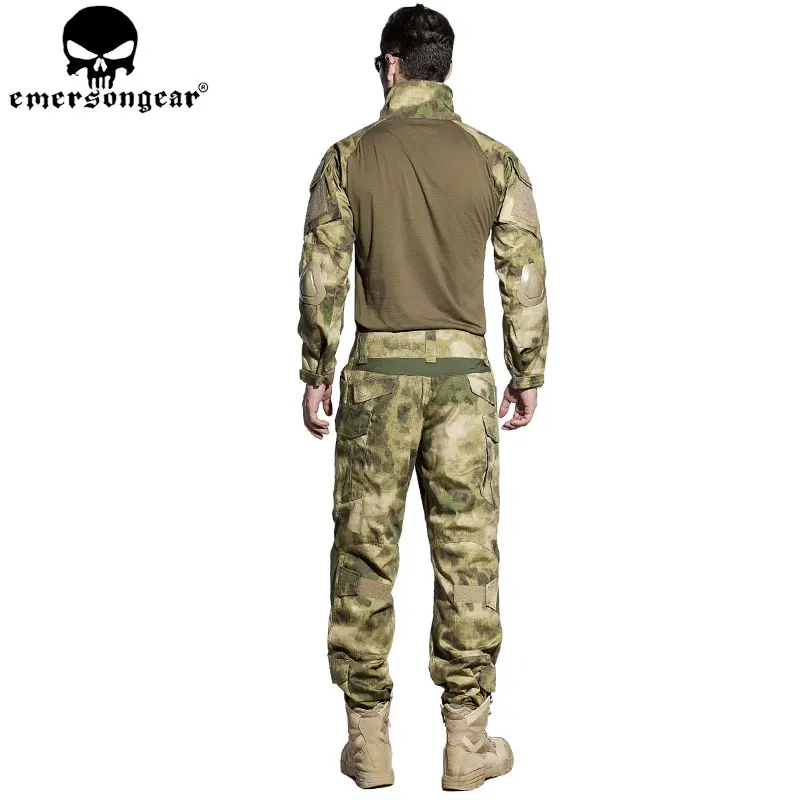 EMERSONGEAR Gen2 BDU боевая униформа тактическая рубашка брюки с налокотниками наколенники Военная камуфляжная одежда для охоты ATFG EM6922