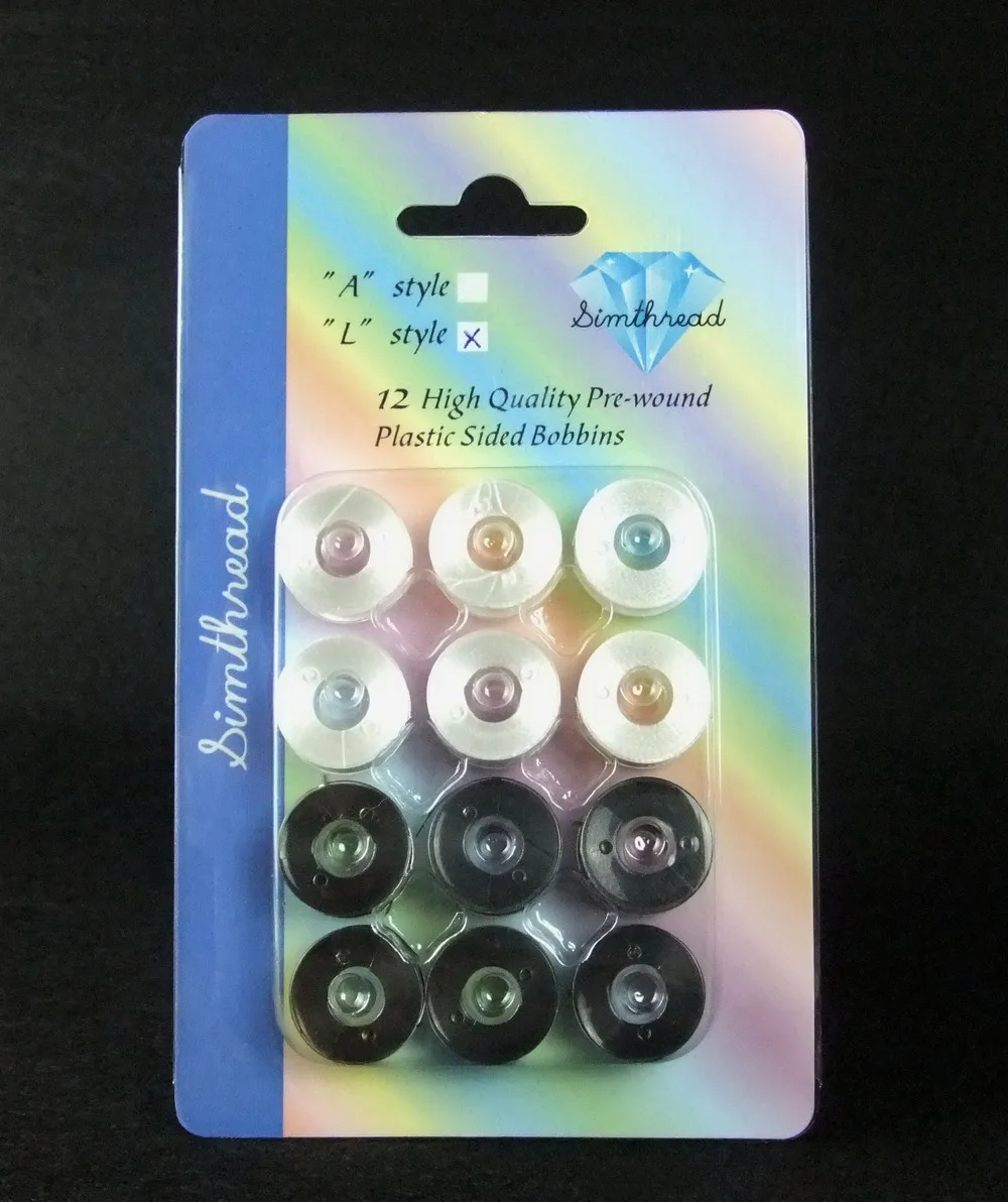 Полиэфирная предварительно намотанная вышивальная машина катушка с тонкой