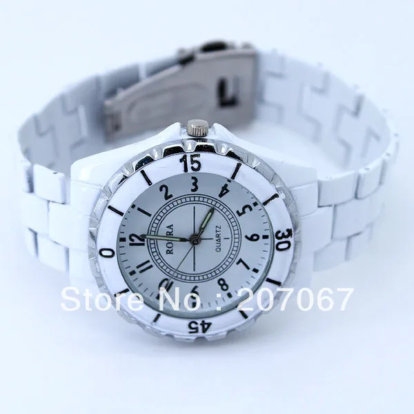 free shipping 5pcs/lot New Hours Lady Men Fashion Quartz Wristwatch White Black Dial|wristwatch automatic|fashion brafashion shoes and bags |