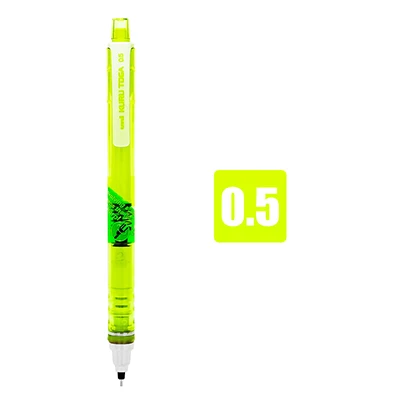 UNI M5-450T yellow 1 шт., автоматический вращающийся карандаш UNI Kurutoga, M5-450T, механический, облегченная версия, 0,5 мм, свинцовый карандаш, школьные принадлежности, канцелярские принадлежности для студентов - Цвет: UNI M5-450T yellow