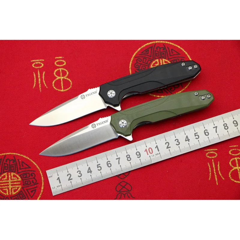 TIGEND CF1818 Флиппер складной нож D2 лезвие G10+ стальная ручка Кемпинг Охота Открытый выживания карманные кухонные ножи инструменты