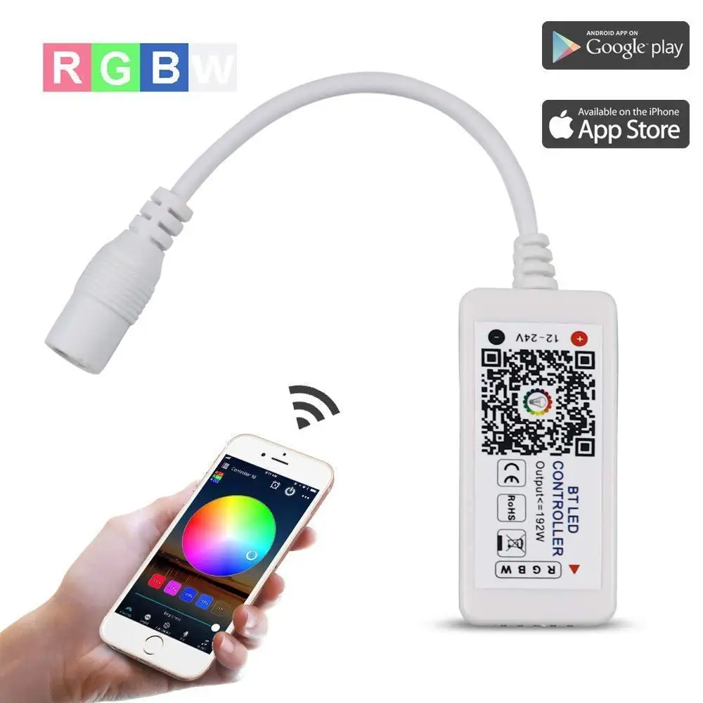 [DBF]IP20 / IP65 5 м/рулон 300 светодиодный s 5050 RGBW/RGBWW светильник с Bluetooth 4 0 RGBW контроллером
