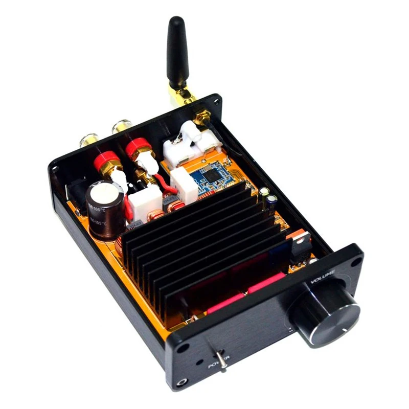 Mini Class D TDA7498 2,0 Bluetooth 5,0 CSR8675 HIFI Настольный цифровой усилитель 100 Вт + 100 Вт