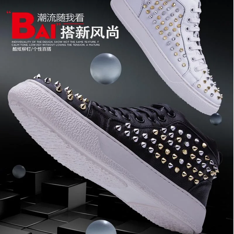 The New Listing Men Board shoes Casual Fashion Comfortably breathable Walking shoes Genuine Leather non-slip