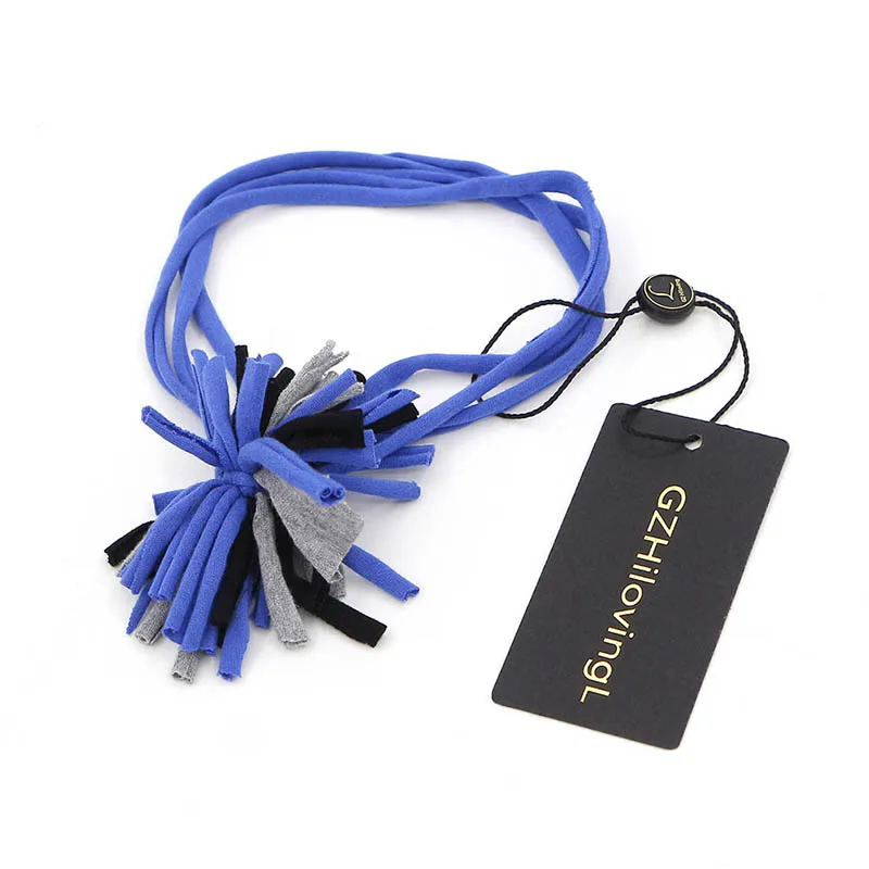 GZHilovingL Fashion Spring And Summer Satin Baby Girl Pom Elastic Headbands Cotton Tassel Flower Headband For Newborn | Детская одежда