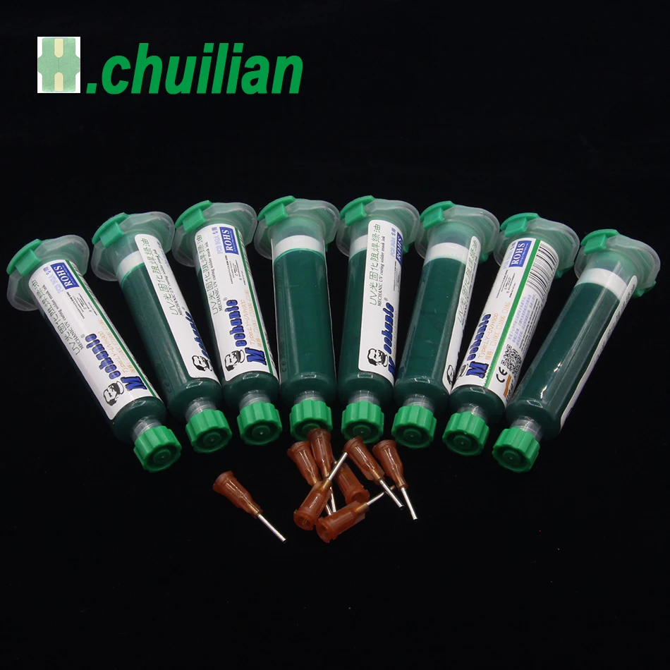 Паяльная маска УФ изгибаемая краска для зеленой печатной платы зеленая масляная