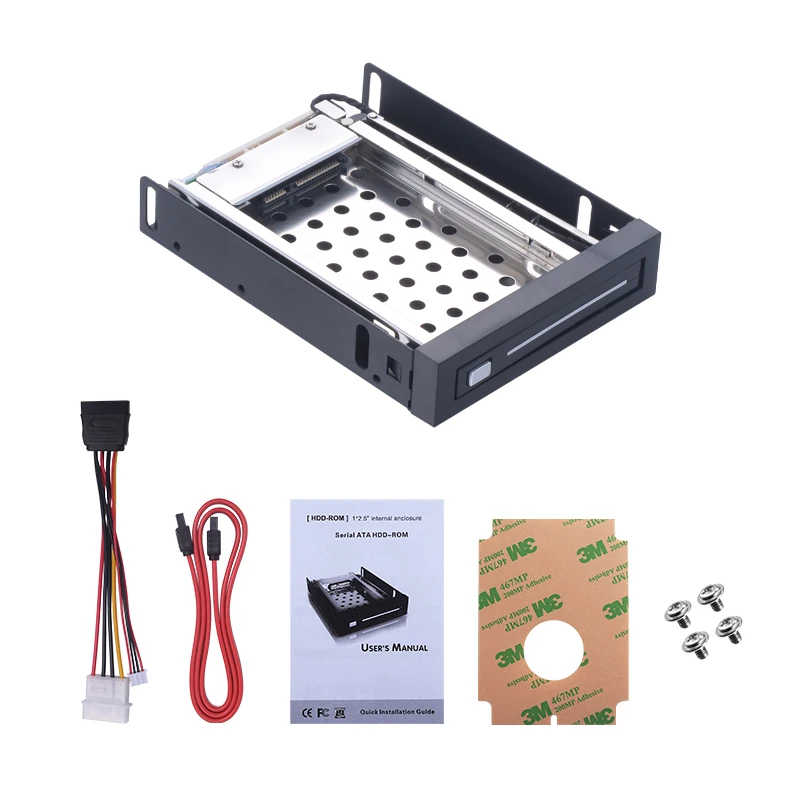 Uneatop ST2512 отдельный отсек 2.5in HDD SATA HDD/SSD 2.5 жёсткий диск sata usb внутренний корпус для HDD Floppy Bay