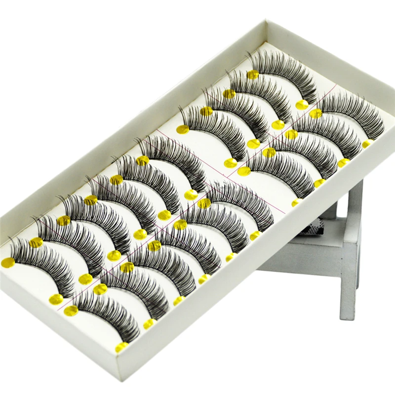 10 пар 3d накладные ресницы натуральные Волосы пышные для профессионалов