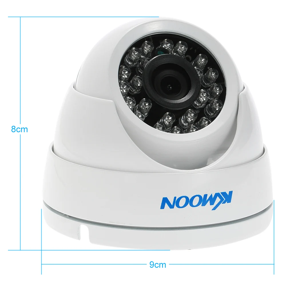 KKmoon 1080P 2.0MP AHD купольная камера наблюдения 24 ИК лампы ночного видения IR-CUT