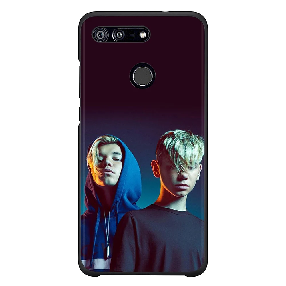 Soft Silicone TPU Abstract Back Protective for Honor 7a Pro Black Phone Case Huawei 6A 7A 7X Y6P 2018 Cover |