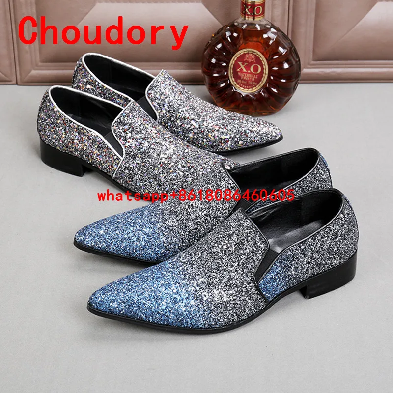 Мужские кожаные туфли Choudory в британском стиле летние бархатные лоферы тапочки
