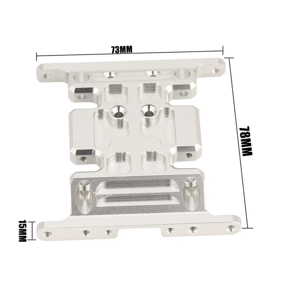 Алюминий опорная плита чехол Скорость редуктор гнездо для осевой SCX10 гусеничный