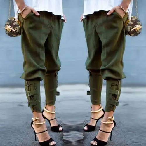 Thefound модные женские шаровары с высокой талией Женские Модные Повседневные