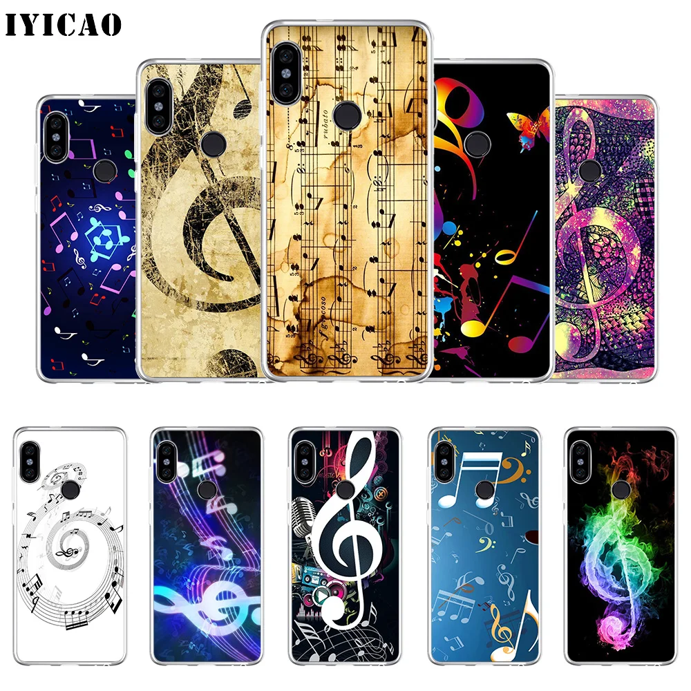 IYICAO музыкальный Мягкий силиконовый чехол для телефона Xiaomi Mi 9 8 SE 6 A1 A2 Lite F1 MIX2S MIX3 TPU