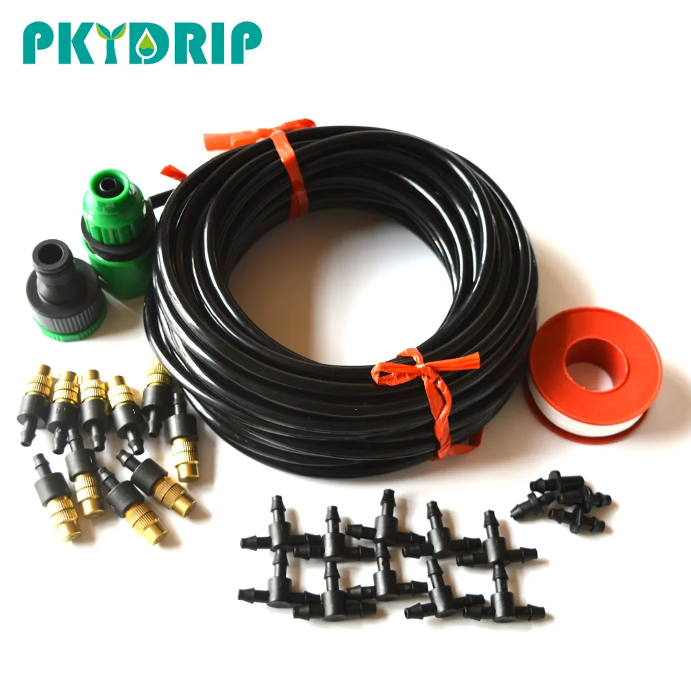 Pkydrip 10 м 15 20 25 30 М шланг DIY автоматический спринклер для растений система