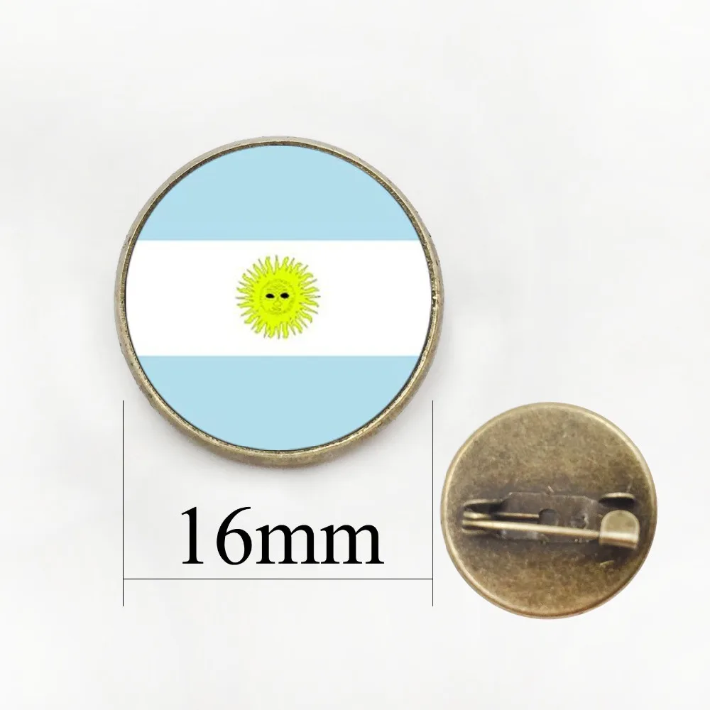 Южноамериканские страны флаг значки булавки брошь argentinaparaguaybrailbolivia стеклянный