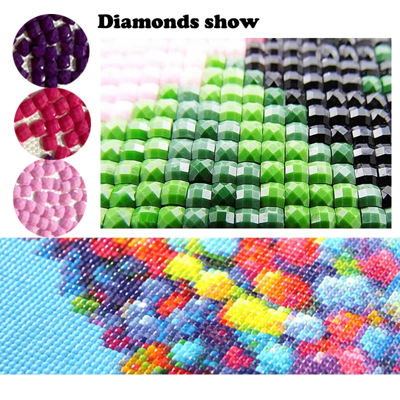 Картина лошадь вышивка крестиком Diamond 5D Diy Бриллиантовая мозаика с животным