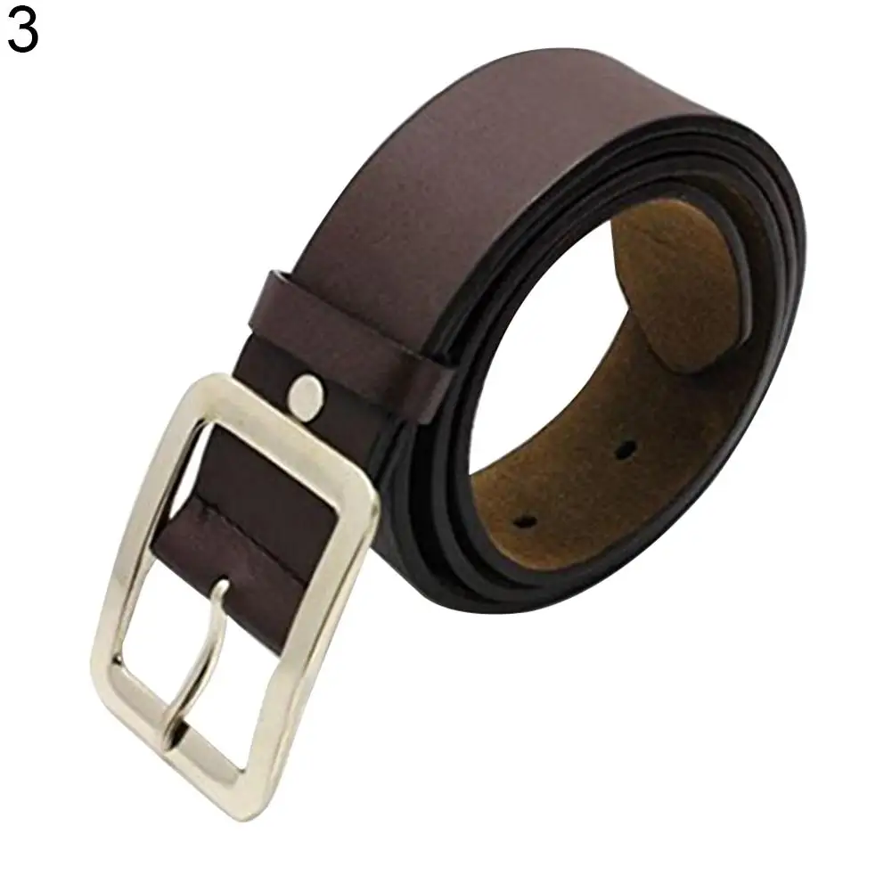 

Classic Men Faux Leather Casual Business Waist Strap Belt Fashion Accessory Gift hot