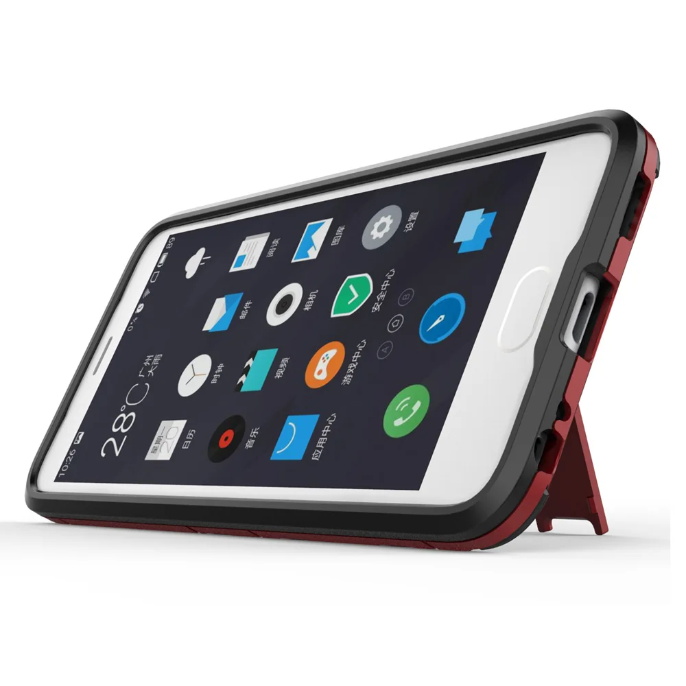 For Meizu Pro 6 Case Heavy Duty Hybrid Armor Back Kickstand Silicon Shockproof 5.2 inch Phone | Мобильные телефоны и