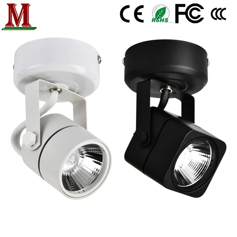 

Led Downlight Surface Mount Cob Spotlight 5W7W10W Round/Square Ceiling Light
