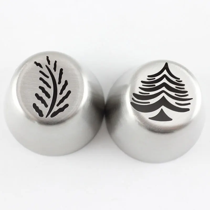 Рождественская елка 2 шт. украшение для торта Обледенение труб наконечники