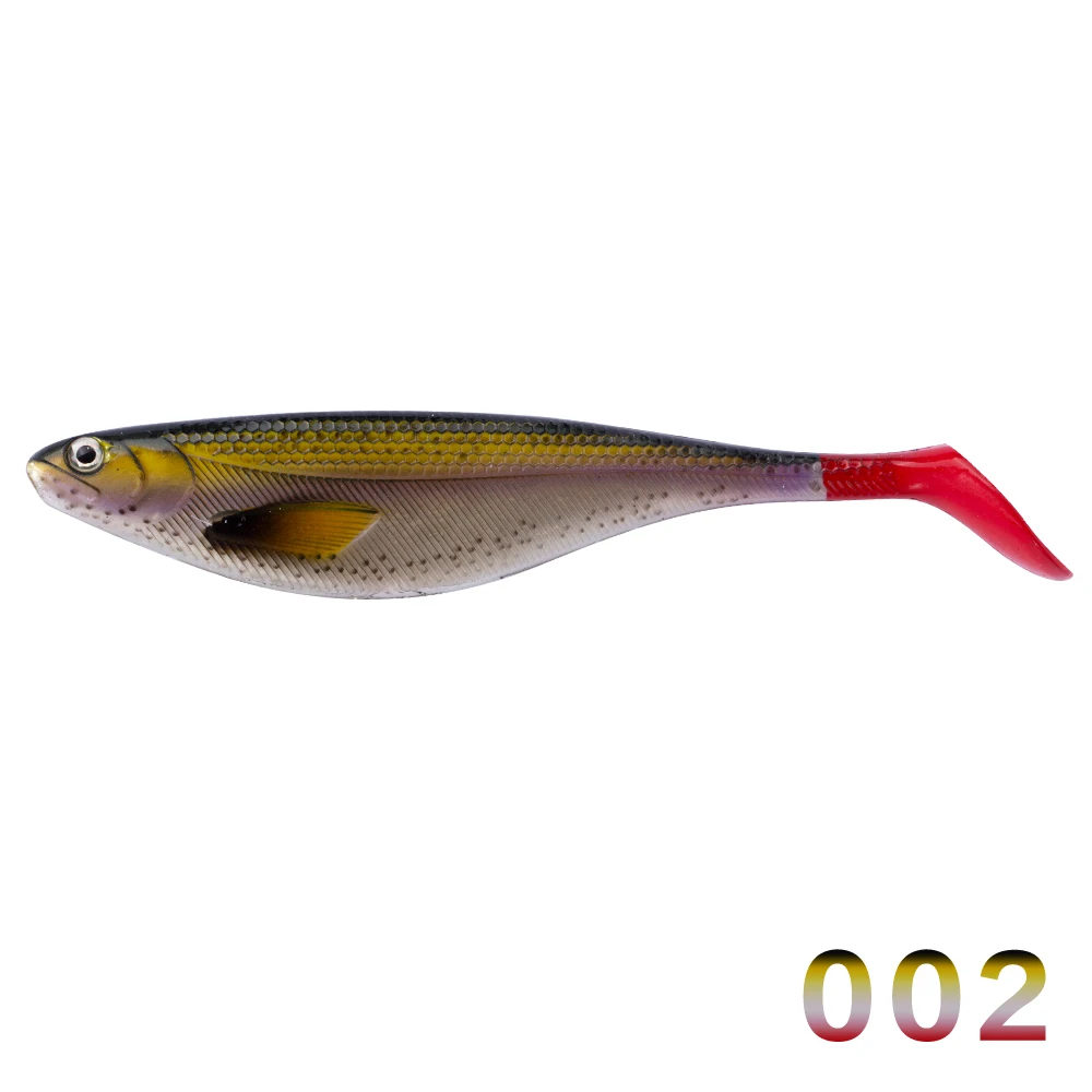 002 Hunthouse pro Shad Приманка westin shad Teez pike leurre 17 см 35 г весло для рыбалки хвост Реалистичная shad Большая мягкая пластиковая наживка Резина - Цвет: 002